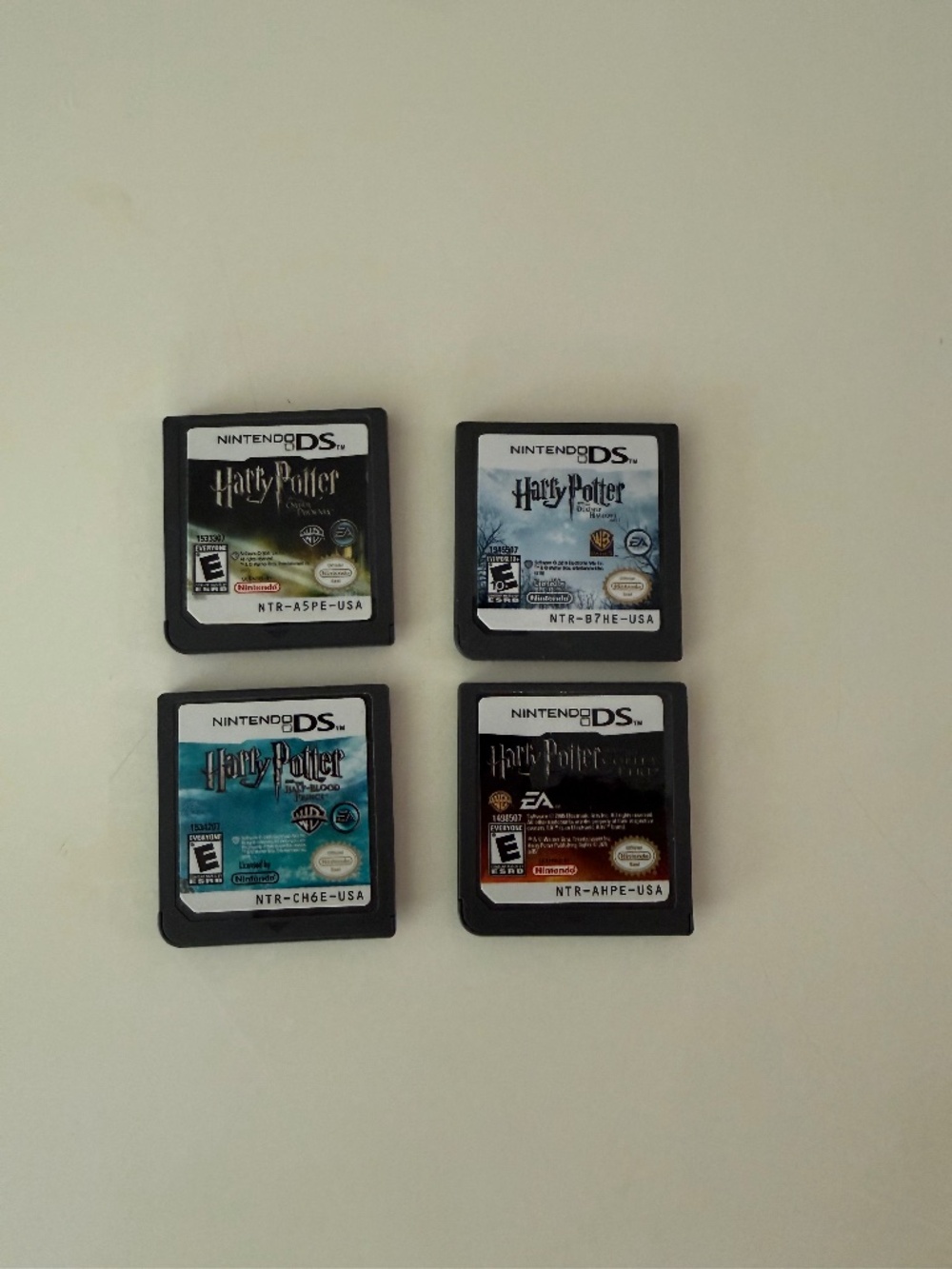 Nintendo DS Games Harry Potter Years 4-7 w Instructions